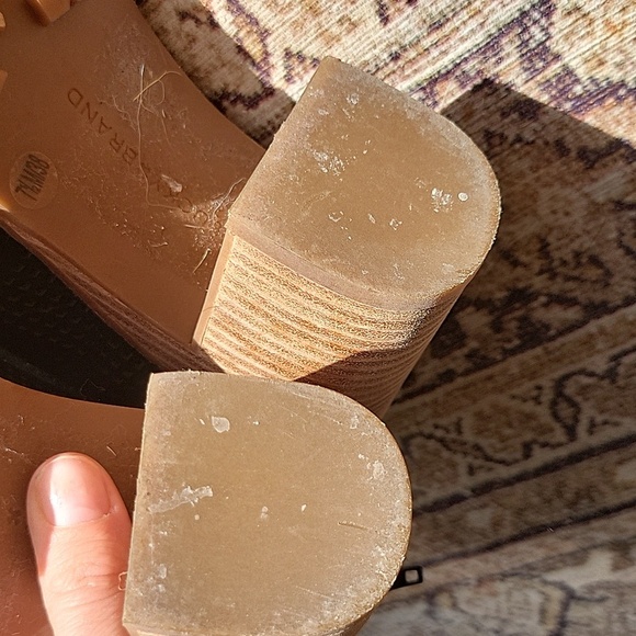 Black Peep-Toe Ankle Boots Lucky Brand - Picture 8 of 8